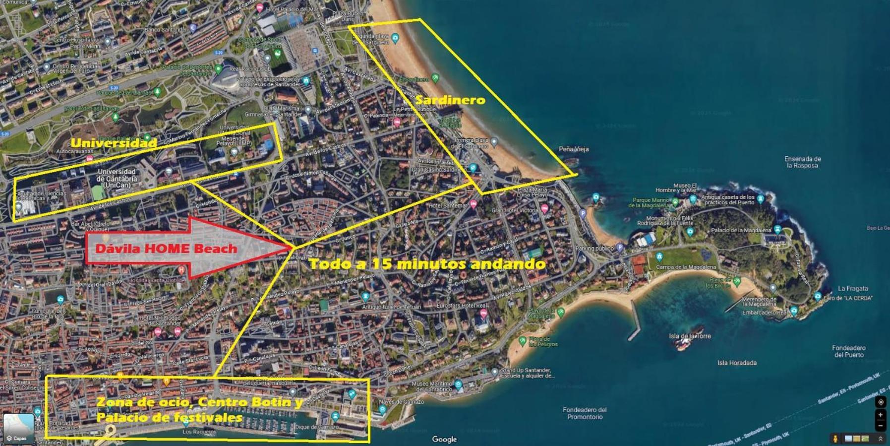 Davila Home Beach Santander Dış mekan fotoğraf